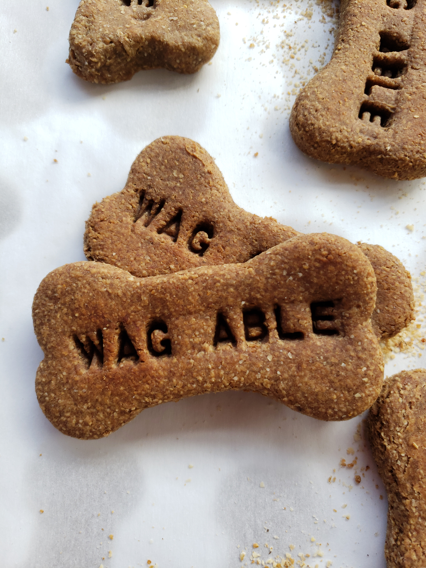 W.A.G. Able stamped dog treat